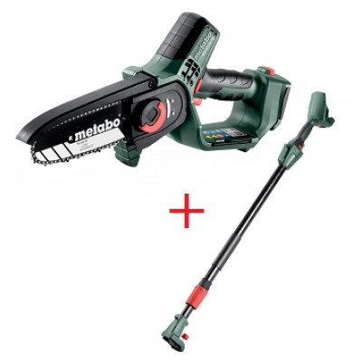 Акумуляторна ланцюгова міні-пилка Metabo MS 18 LTX 15 + штанга MS, каркас (691229000)