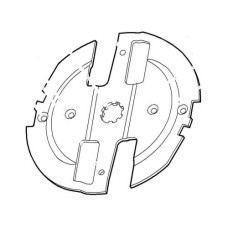 Ріжучий диск Stihl для подрібнювачів Viking GE 355, GE 375 (60117021100)