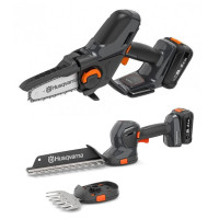 Акум. міні-пилка Husqvarna Aspire P5-P4A KIT, з АКБ і ЗП + Акум. ножиці Aspire S20-P4A, без АКБ та ЗП (9706213-05_01)