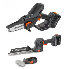 Акум. міні-пилка Husqvarna Aspire P5-P4A KIT, з АКБ і ЗП + Акум. ножиці Aspire S20-P4A, без АКБ та ЗП (9706213-05_01)