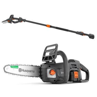 Акум. міні-пилка Husqvarna Aspire PE5-P4A KIT, з АКБ і ЗП, штанга + Акум. пилка Aspire C15X-P4A, без АКБ і ЗП (9706214-05_02)