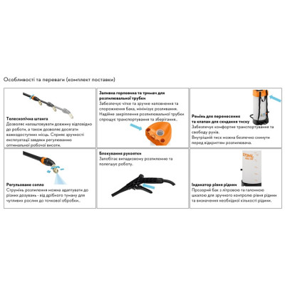 Обприскувач Stihl SGA 30 Set (SA090117014)