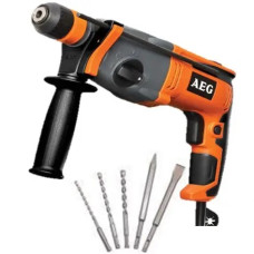 Перфоратор KH24XEK-SET1 AEG, SDS-PLUS,720Вт,0-1500об/хв,0-4500уд/хв, Ø24/13/30мм, 2,7Дж, кейс, 2,6кг
