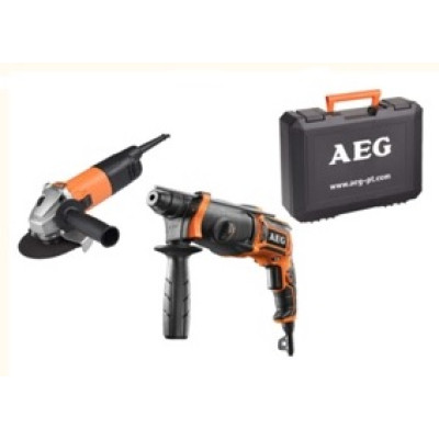 Набір інструментів JP240B2C AEG (перфоратор KH24IE, WS8-115S, кейс)