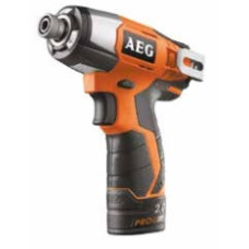 Гвинтоверт BSS12CLI-202C AEG, 12В, 2Аг, 0-2000об/хв, 115Нм, 1/4", 1.2кг, кейс