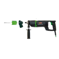 Дриль EHD1500SET Eibenstock, 1500Вт, 230В/50Гц, 3700об/хв, Ø32-82мм, М18, Ø46мм, 3,9кг