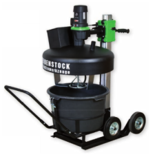 Установка TwinMix1800T Eibenstock, 1800Вт, 230В/50Гц, 250/450об/хв, 20/36об/хв, 65л, М14, 70кг