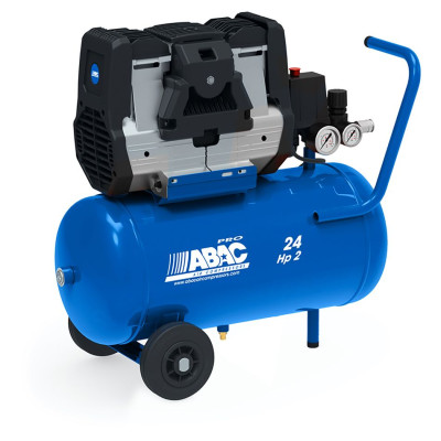 Компресор ABAC POLE POSITION OS20P, 24 л, 230л/хв, 1,5кВт, 1420 об/хв, 230/50/1, 9 бар, 65 dB, 24 кг