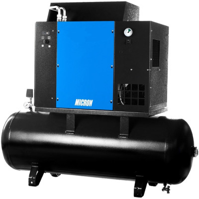 Компресор ABAC MICRON E C 1110 500 V40, осушувач, 500л,1265л/хв,11кВт,76,2м3/г,400/3/50, 10бар,260кг