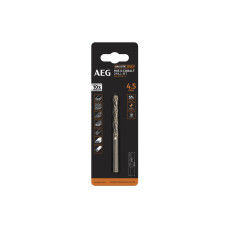 Свердло AAKHSSCBT4-5 AEG, HSS-Co, Ø4.5х47х80мм, 1шт.