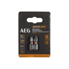 Біти ударні AAK252PH2 AEG, PH2, 25мм, 2шт.
