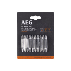 Біти двосторонні ASDPH24510 AEG, РН2, 45мм, 10шт.
