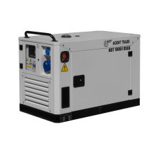 Генератор AGT10001DSEA,230В,50Гц,9,6кВа,3000об/хв,дизель,рід.ох.,AVR,25л,8,5год(8,5кВа),IP23,280 кг