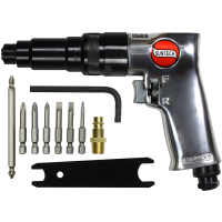 Пневмошурупокрут Suntech SM-802K-RG, 0,45к.с, 1800об/хв, 6мм, 3-8Nm, 6мм, 113л/хв,6,2Бар,1,1кг,набір