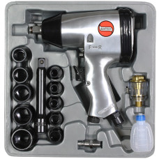 Пневмогайкокрут Suntech SM-403K-17-R, 8000об/хв, 339Нм, 6мм, 1/2",  113л/хв, 6,2Бар, 2,4кг, набір