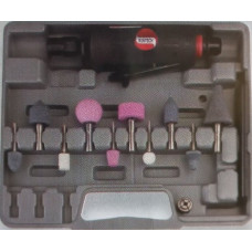 Пневмошліфмашина Suntech SM-53-5227KMini,0,25к.с.,25000об/хв,3/6мм,6мм,113л/хв,77дБ,6,2Бар,0,4кг,наб