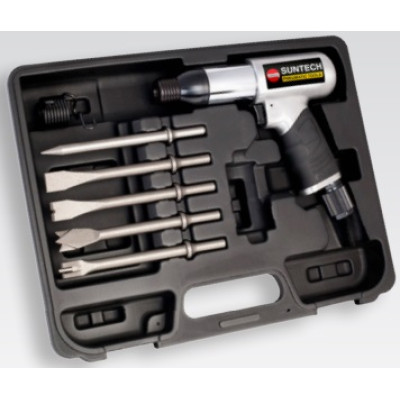Пневмомолоток Suntech SM-103K-RG, 3/4'', 2600уд/хв, 73мм, 10,2мм, 6мм, 113л/хв, 6,2Бар, 2,2кг, набір