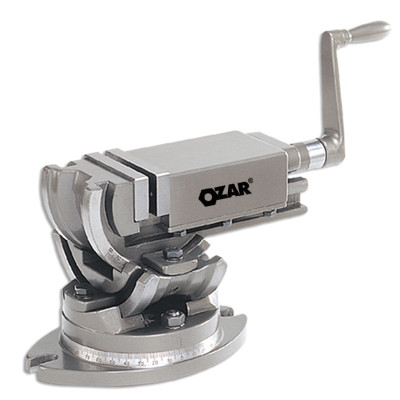 Лещата верстатні 3-х осьові Ozar TLT/ SP-150 ,50-60 HRC, 0-360°, 150х150х45 мм, 30 мкм, 45кг