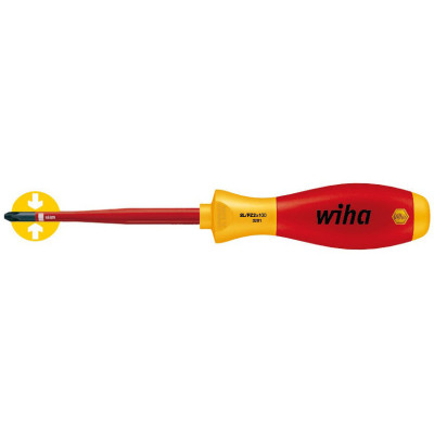 Викрутка Wiha Soft Finish electric slim Fix VDE PZ2х100, CrVMo