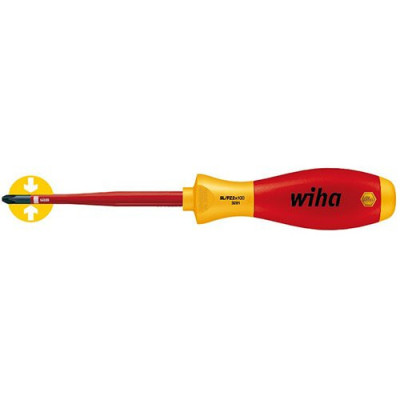 Викрутка Wiha Soft Finish electric slim Fix VDE SL/PZ2 100x218, CrVMo