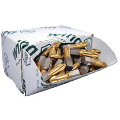 Біта Wiha TIN PH3x25,C 6.3,50 штук,1.4",CrV
