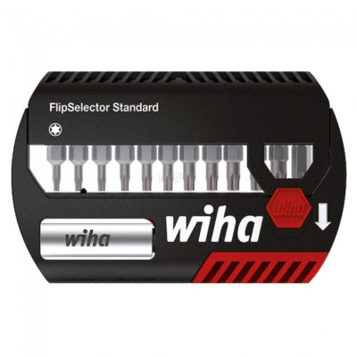 Набір з бітами Wiha Standard FlipSelector,13 пр.в блістері,C 6.3,1.4 ",CrV
