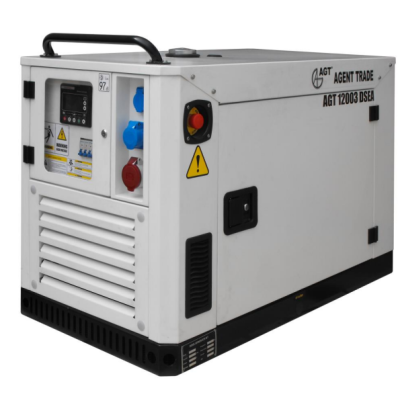 Генератор AGT12003DSEA, 400В, 50Гц,3000 об/хв,16кс,12кВА, 794см3, 25л, IP23, 280 кг