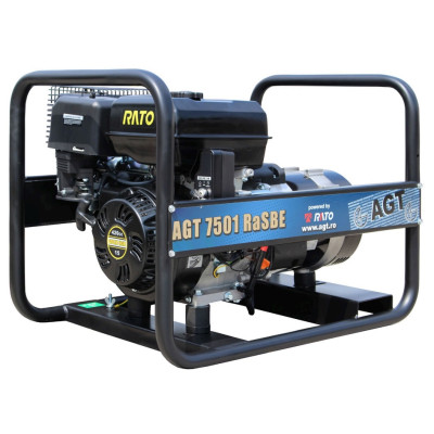 Генератор AGT7501RaSBE, 6,4.кВа, R420, 230В/50Гц,313г/кВч,IP23, 6,5л, 84 кг,1х16А,1х32А,електостарте