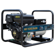 Генератор AGT9203RaSB, 400B/230B/50Гц, 8.5кВа/4.0кВа, R420, 6,5л., 1х230Вх16А, 1х400Вх16А, 81кг.