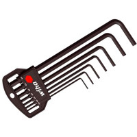 Штифтові ключі шестигранник Wiha Classic набір 7 пр  SW (1,5;2;2,5;3;4;5;6),CrV, чор ок