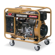 Генератор Daishin RGD6500S, 230В/50Гц,4,8/4,4кВа,FHG DY46,AVR,456см3,12,5л,1х16А,1х32А,112кг