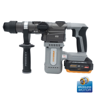 Акумуляторний перфоратор Procraft industrial HD20A (c 1 акб та зп)