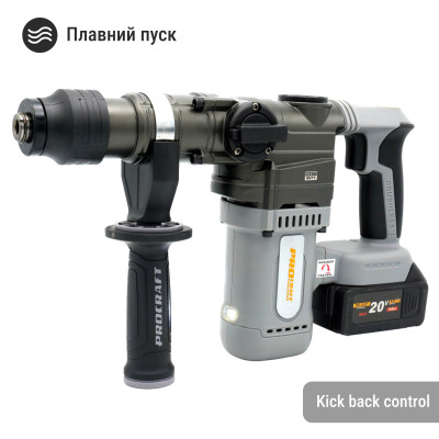 Акумуляторний перфоратор Procraft industrial HD20A (c 1 акб та зп)