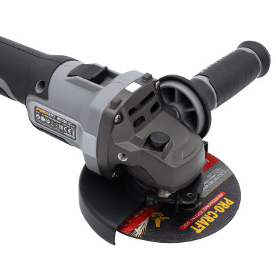 Акумуляторна болгарка Procraft industrial AG125A Кейс (1 акб та зп)