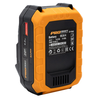 Акумуляторна болгарка Procraft industrial AG125A Кейс (1 акб та зп)