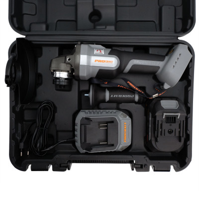 Акумуляторна болгарка Procraft industrial AG125A Кейс (1 акб та зп)