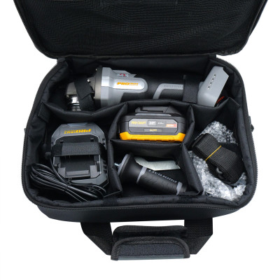 Акумуляторна болгарка Procraft industrial AG125A Сумка (1 акб та зп)