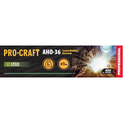 Електроди Procraft AHO36 5кг 3мм