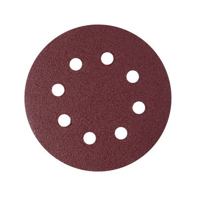 Круг шліфувальний самозачепний Procraft KD125.60 UNIVERSAL (набір 10 шт.) 8 отв.