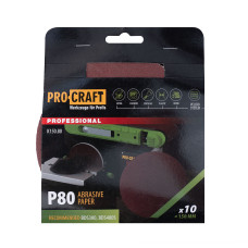 Круг шліфувальний самозачепний Procraft K150.80 UNIVERSAL (набір 10 шт.)