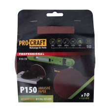 Круг шліфувальний самозачепний Procraft K150.150 UNIVERSAL (набір 10 шт.)