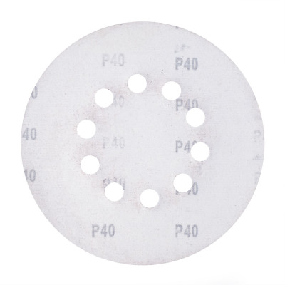 Круг шліфувальний самозачепний Procraft KD225.40 UNIVERSAL (набір 10 шт.) 10 отв.