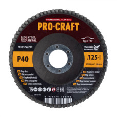Диск пелюстковий Procraft FD125P40T27 UNIVERSAL