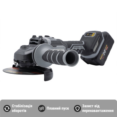 Акумуляторна болгарка Procraft industrial AG125B (без акб та зп)