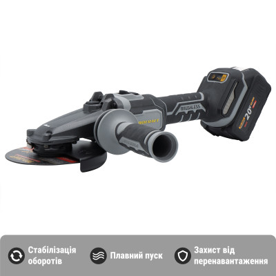 Акумуляторна болгарка Procraft industrial AG125С (без акб та зп)