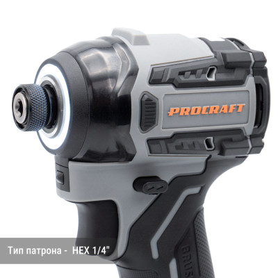 Акумуляторний гвинтоверт Procraft Industrial ID20A (без акб та зп) Акумуляторний гвинтоверт Procraft Industrial ID20A (без акб та зп)