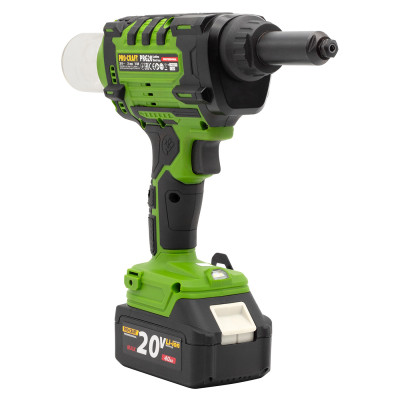 Акумуляторний заклепувальний пістолет Procraft PRG20 (з 2 акб та зп)