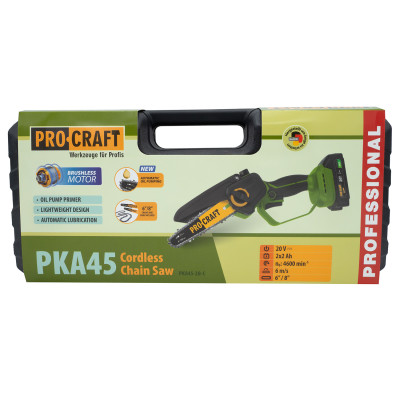 Акумуляторна міні пила Procraft PKA45 (2 акб) Кейс Акумуляторна міні пила Procraft PKA45 (2 акб) Кейс