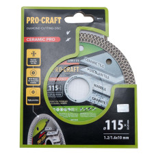 Алмазний диск Procraft DM115 115мм 22,23мм 1.6 мм