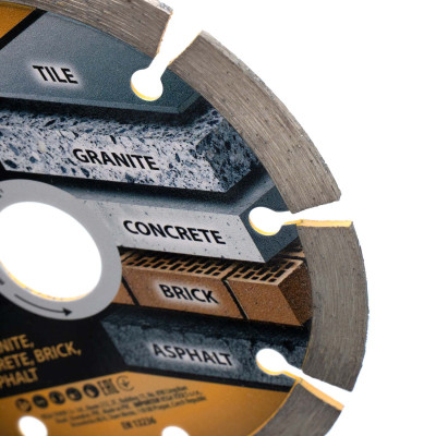 Алмазний диск Procraft DS125 125мм 22,23мм 2.0 мм Алмазний диск Procraft DS125 125мм 22,23мм 2.0 мм